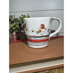 Anthropologie Coffee Mug Cup Pitty Pup Pitbull Terrier Dog 10 ounces